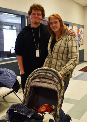 couple and baby