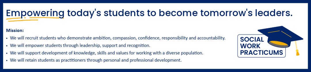 Social Work Practicums Banner